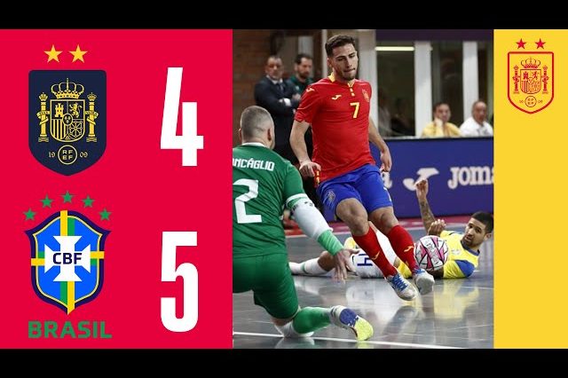 RESUMEN | España 4-5 Brasil (amistoso) | Fútbol sala | 🔴 SEFUTBOL
