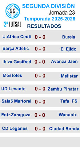 Resultados J23 segunda