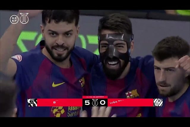 Resumen #CopadeEspañaFS Barça 7-1 Viña Albali Valdepeñas | Cuartos de Final