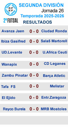 RESULTADOS J26 SEGUNDA