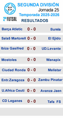 RESULTADOS J25 SEGUNDA