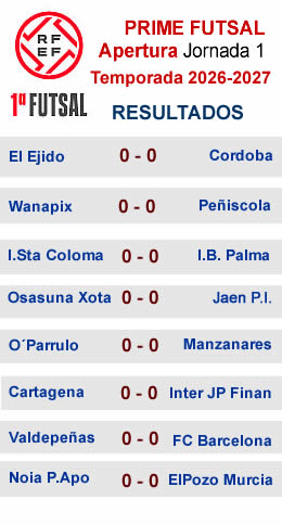Resultado J1 Primera
